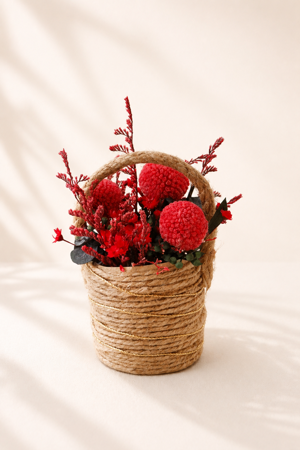 Crimson Terra luxury dried floral keepsake by Terra Lucci handcrafted in Dubai